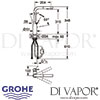 Grohe Essence Single-Lever Sink Mixer Tap Dimensions